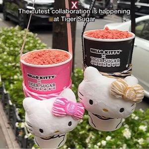 Tiger Sugar x Hello Kitty Collab Reusable Drink Cup Holder
